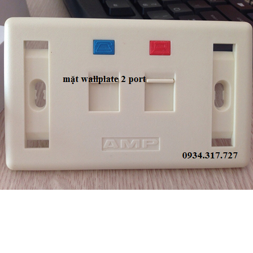 Nhân mạng RJ 45 Wallplate cho dây mạng cat5, cat6 góp phần hoàn chỉnh cho Bộ WALLPLATE AMP